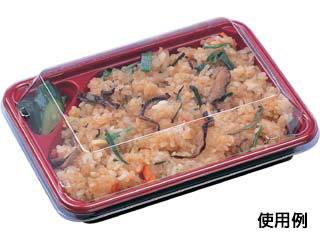 丼・重容器 エフピコ HS-ランチ130-1 本体 うるし | テイクアウト容器