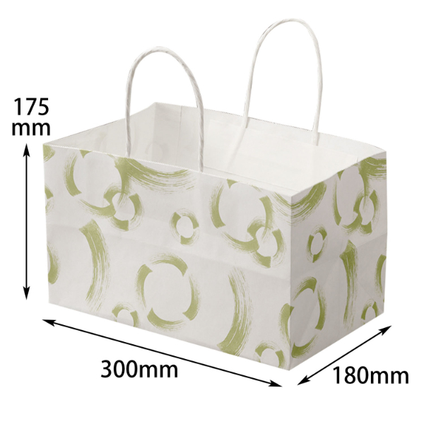 紙袋 ヤマニ ふで柄手提袋 マチ広未晒(小) | テイクアウト容器の通販