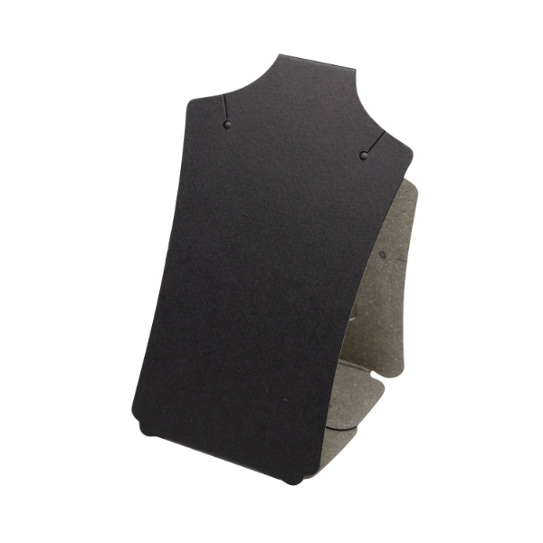 ハンドメイド用品 ササガワ 立体ネックレス専用台紙 ブラック S 12枚袋