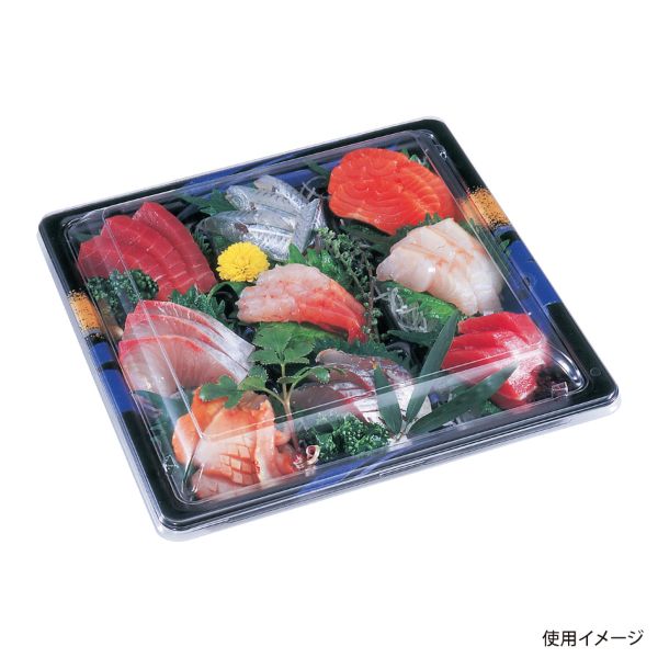 黒ふで金 もり-半月1.5 V 本体 魚 寿司 寿司容器 00363471 エフピコ にぎり 鮮魚