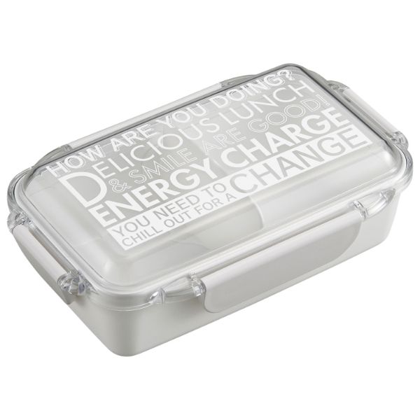 弁当容器 ENERGY CHARGE ランチボックス(仕切付) PCD-750 ホワイト