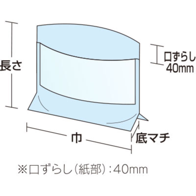 角底袋 パノラマパック KBB18-16未晒P 福助工業 | テイクアウト容器の