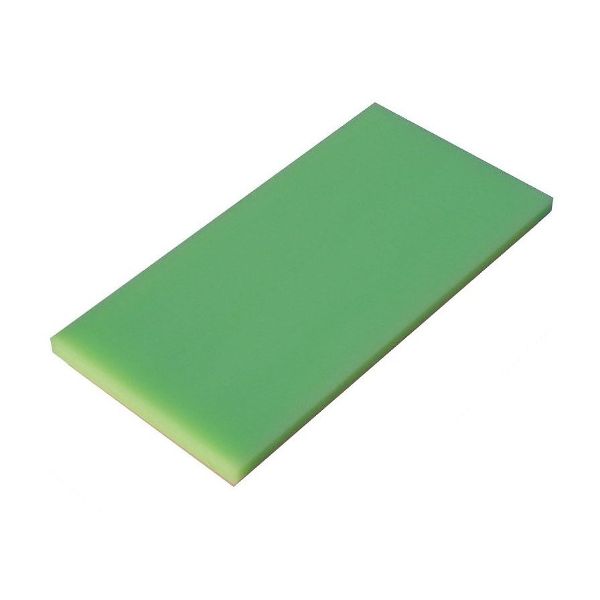 K型PCオールカラーまな板 K1 グリーン 500×250×H20mm 天領まな板