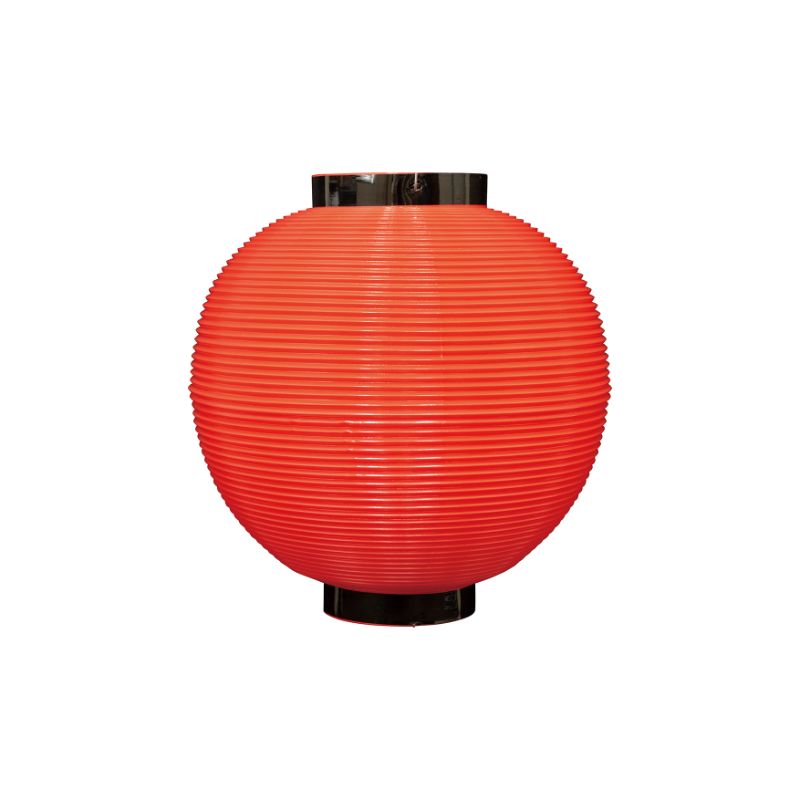 N_ポリ提灯 46437 尺丸 赤 P・O・Pプロダクツ | テイクアウト容器の 
