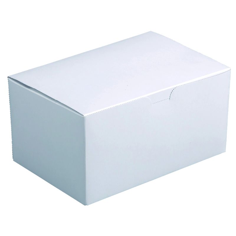 ケーキ箱 白のワンタッチサービス箱＃8 ヤマニパッケージ